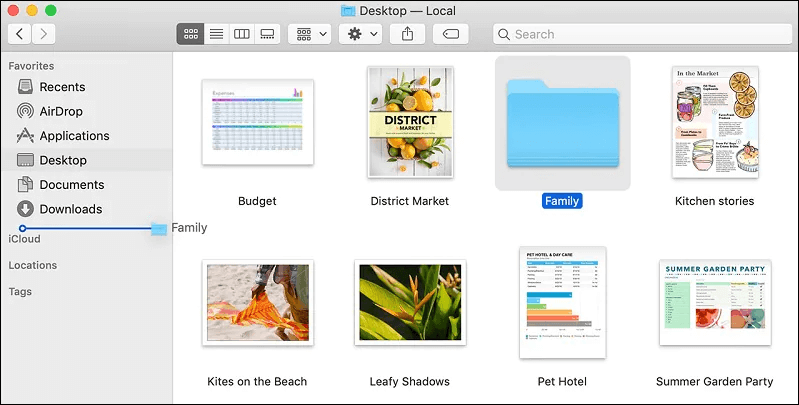 utiliza la barra lateral