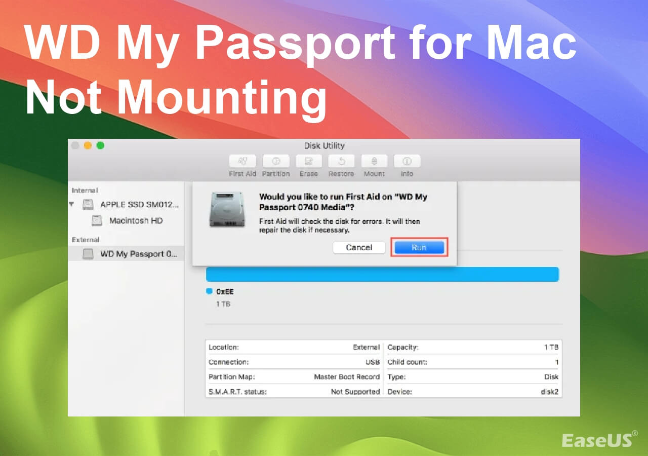 Guide on How to Fix WD My Passport for Mac Not Mounting