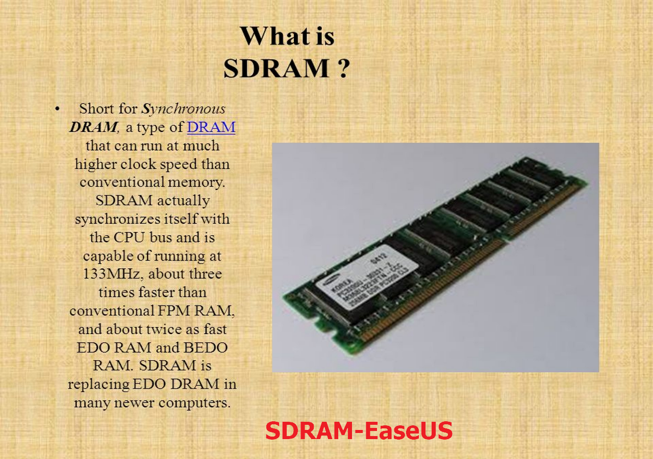 vest acceleration Dejlig What Is SDRAM? [All You Need to Know] - EaseUS