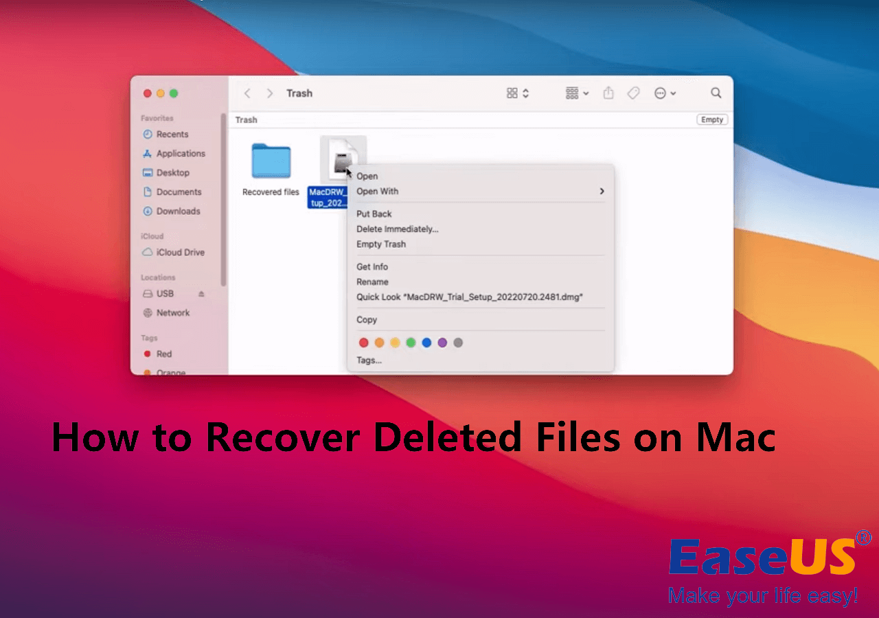 5 Tips | How to Recover Deleted Files on Mac (Updated in 2023) - EaseUS