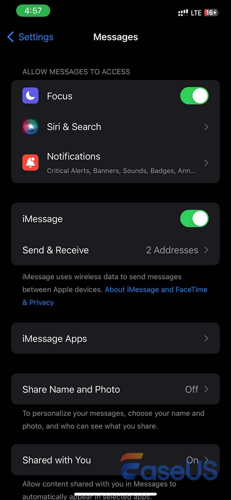 Senden und Empfangen