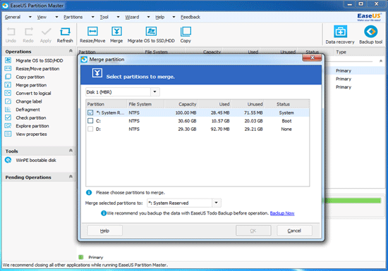 EaseUS Data Recovery Wizard - Select Files to Recover