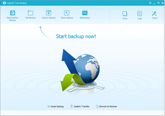 EaseUS Partition Master Startup