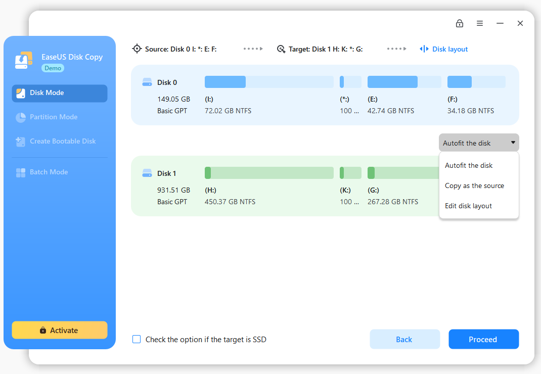 Disk for Fast & Secure on Windows