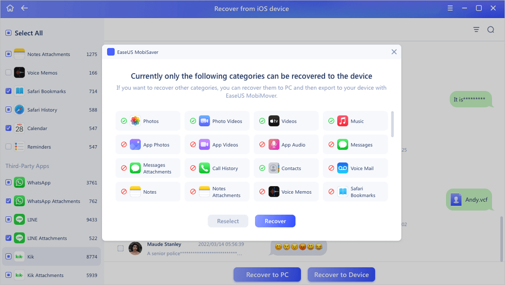 best iphone data recovery software free