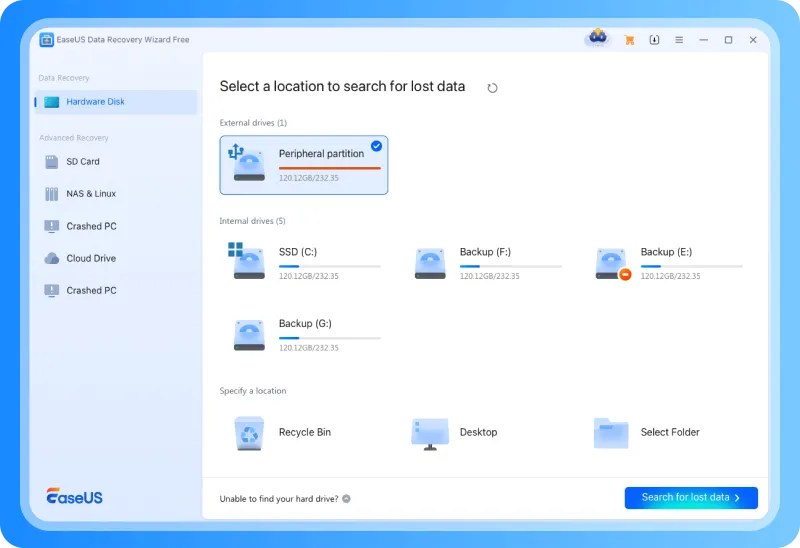  choose a disk