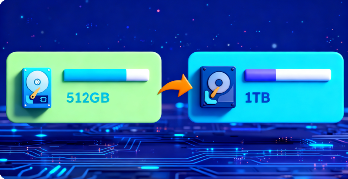 Clonar SSD para um SSD maior