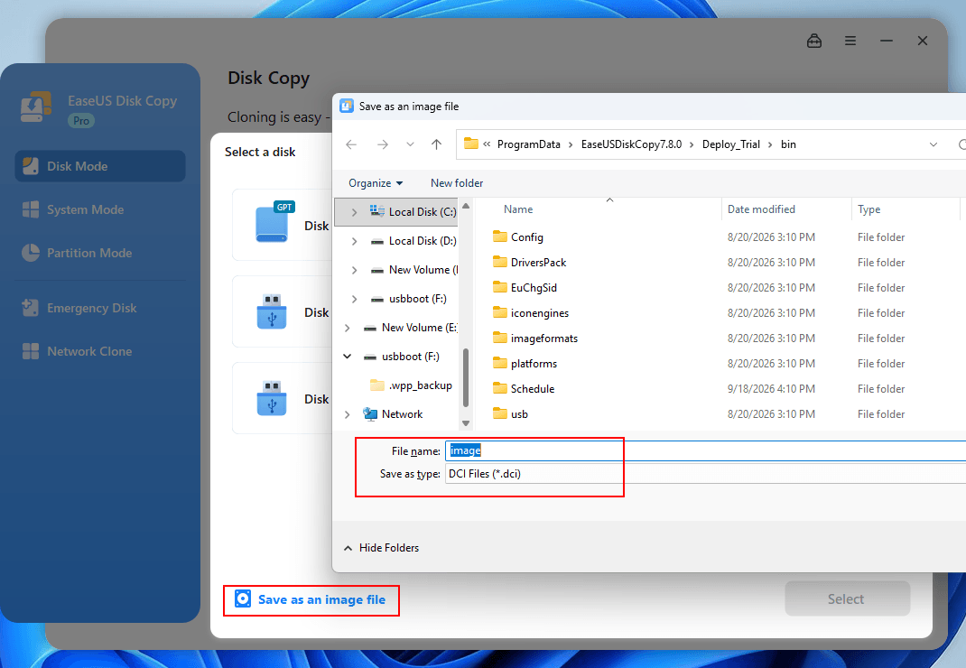 EaseUS Disk Copy screenshot 1