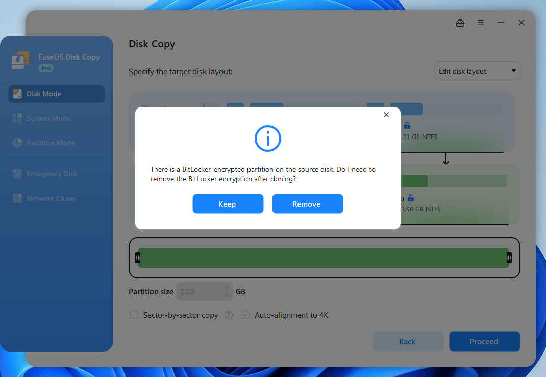 EaseUS Disk Copy screenshot 1