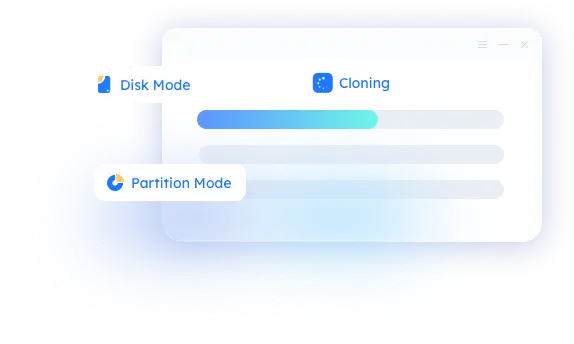 One-click Disk/Partition Clone