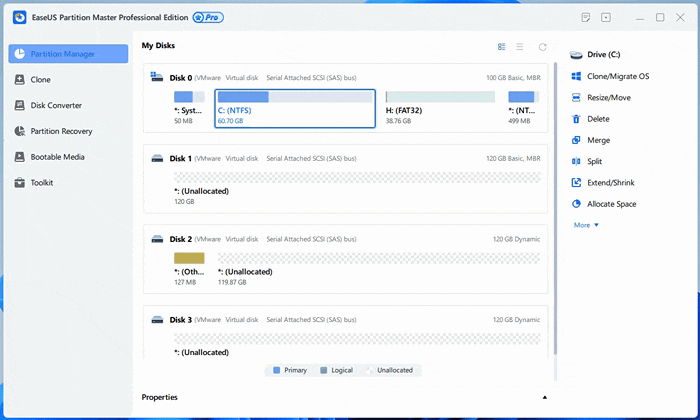 تحميل برنامج تقسيم الهارك ديسك EaseUS Partition Master Format-partition-small