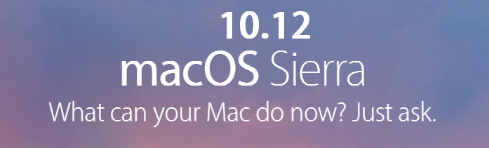 macOS Sierra - 10.12 versión.
